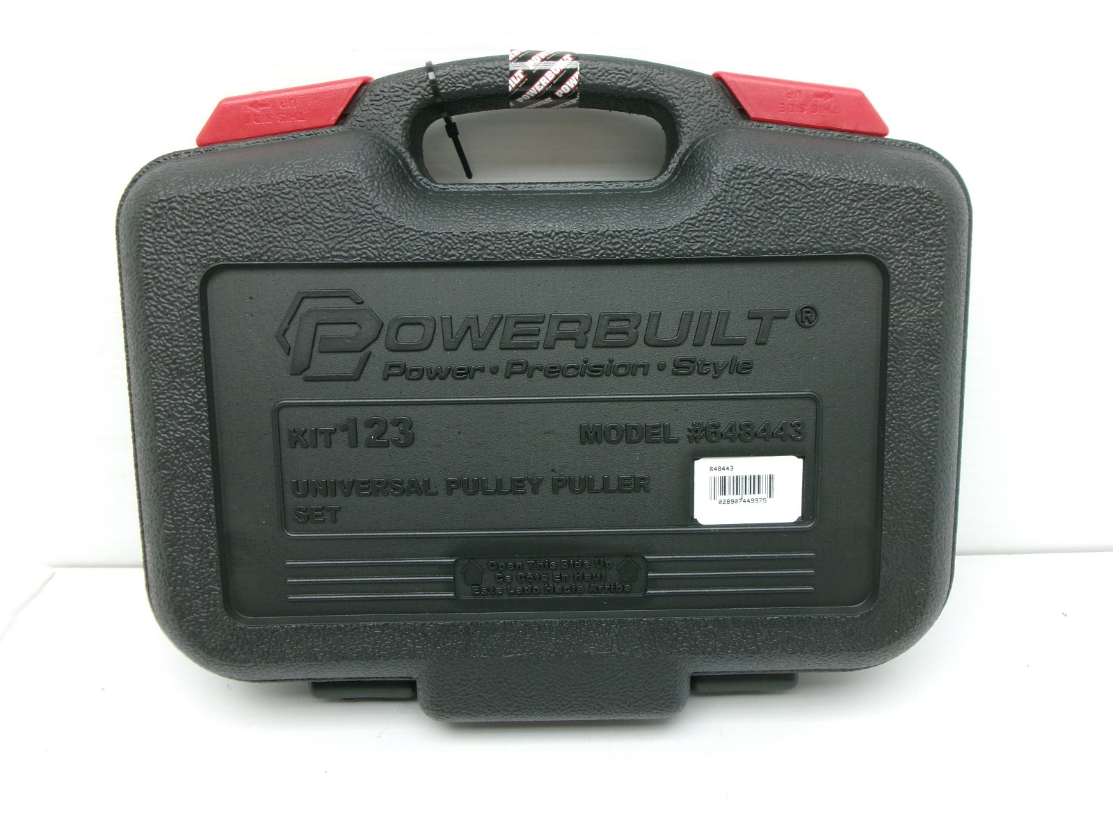 POWERBUILT UNIVERSAL PULLEY PULLER KIT #123 MODEL NO: 648443 NEW #715L*
