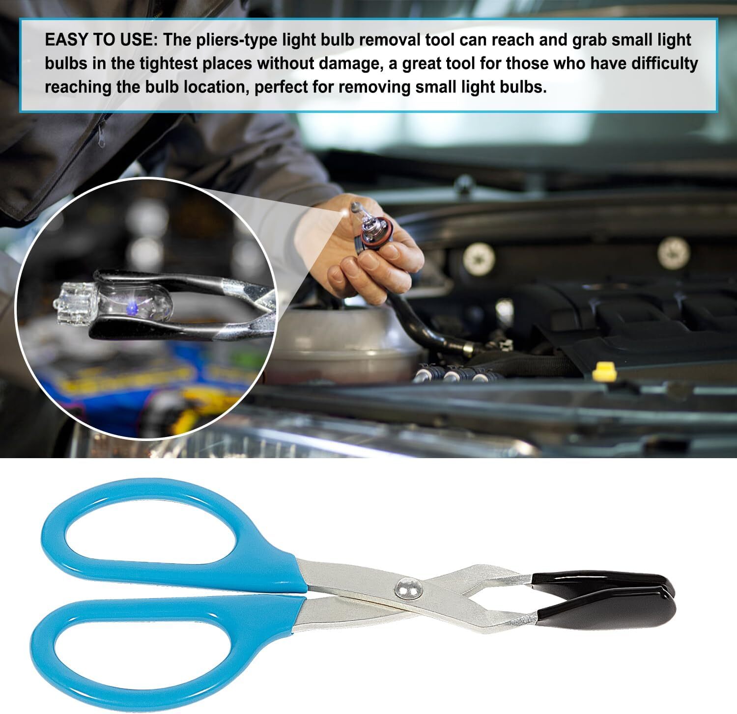 Metal Mini Bulb Changer Remover Installer Tool for Removing Hard,Replace 1012