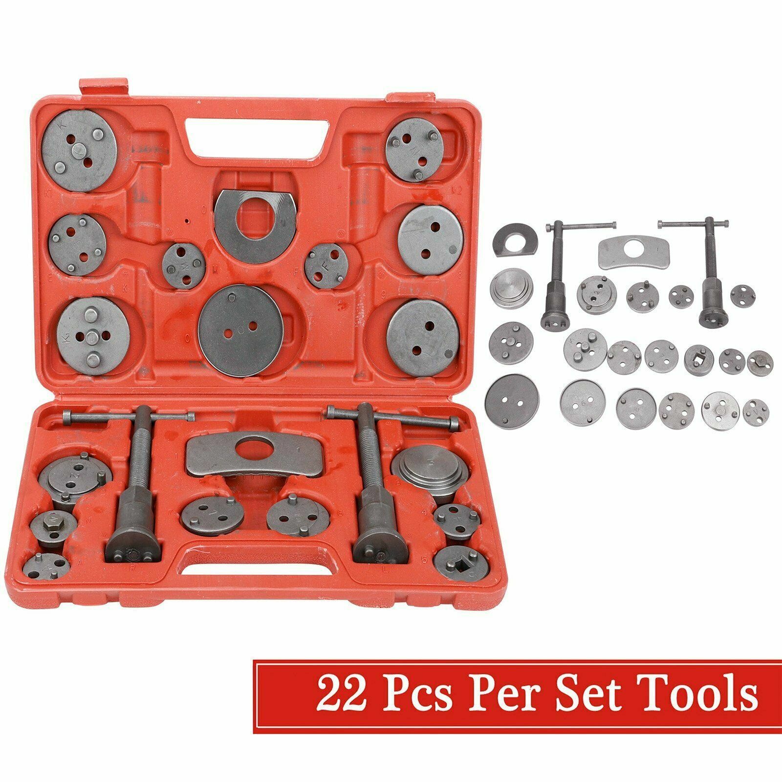 US Stock Disc Brake Caliper Piston Pad Auto Wind Back Hand Tool Set Kit