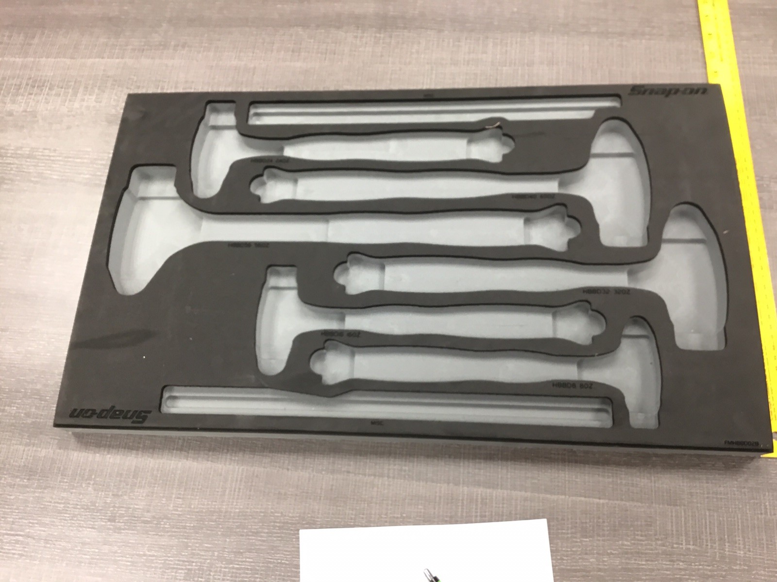 Snap-On Gray Grey Hammer Foam Insert TRAY ONLY – NO TOOLS FMHBBD002B