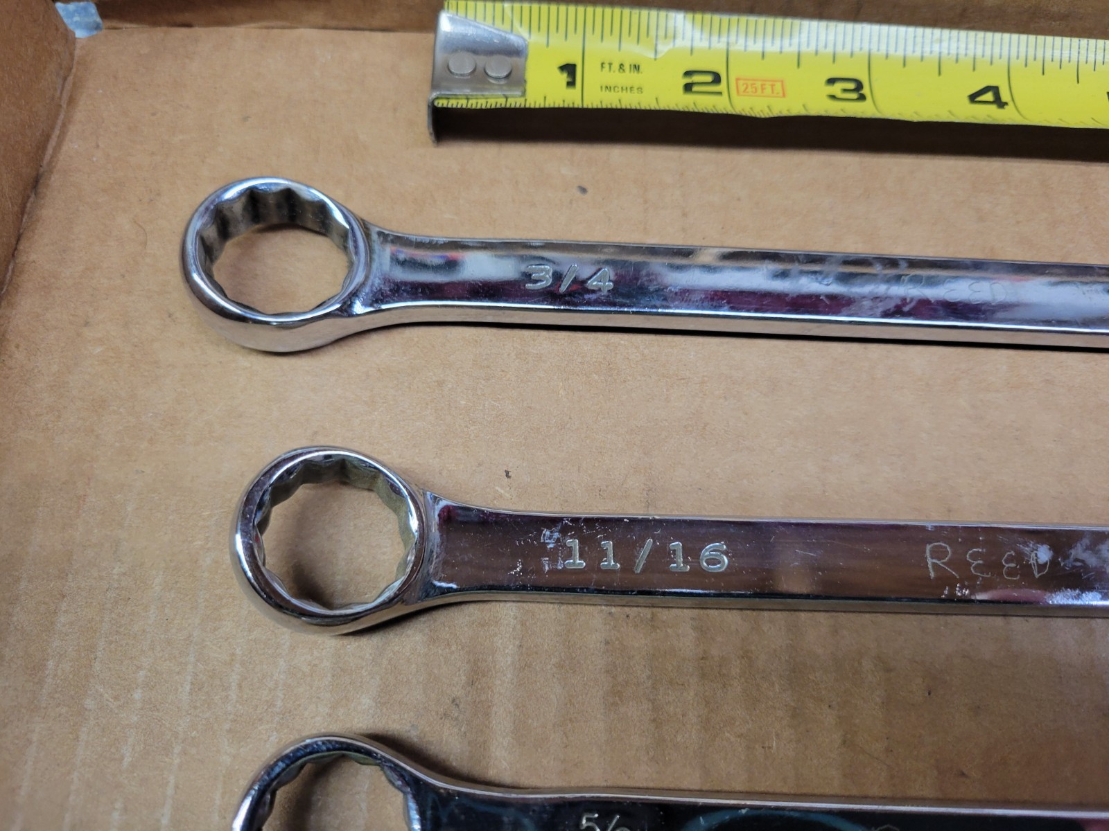 Mac Tools USA 7-Piece SAE Extra Long Combination Wrench Set 3/8 -3/4 CLXXL