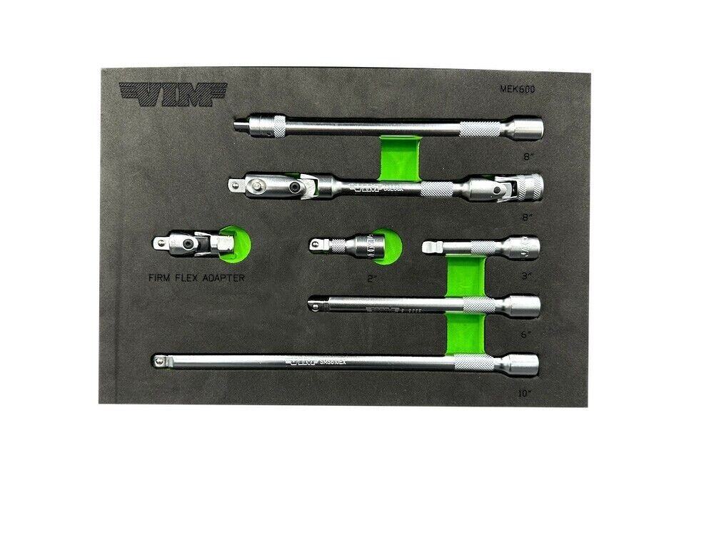 VIM Tools MEK600 7 Piece 3/8″ Drive Master Extension Set Brand New!