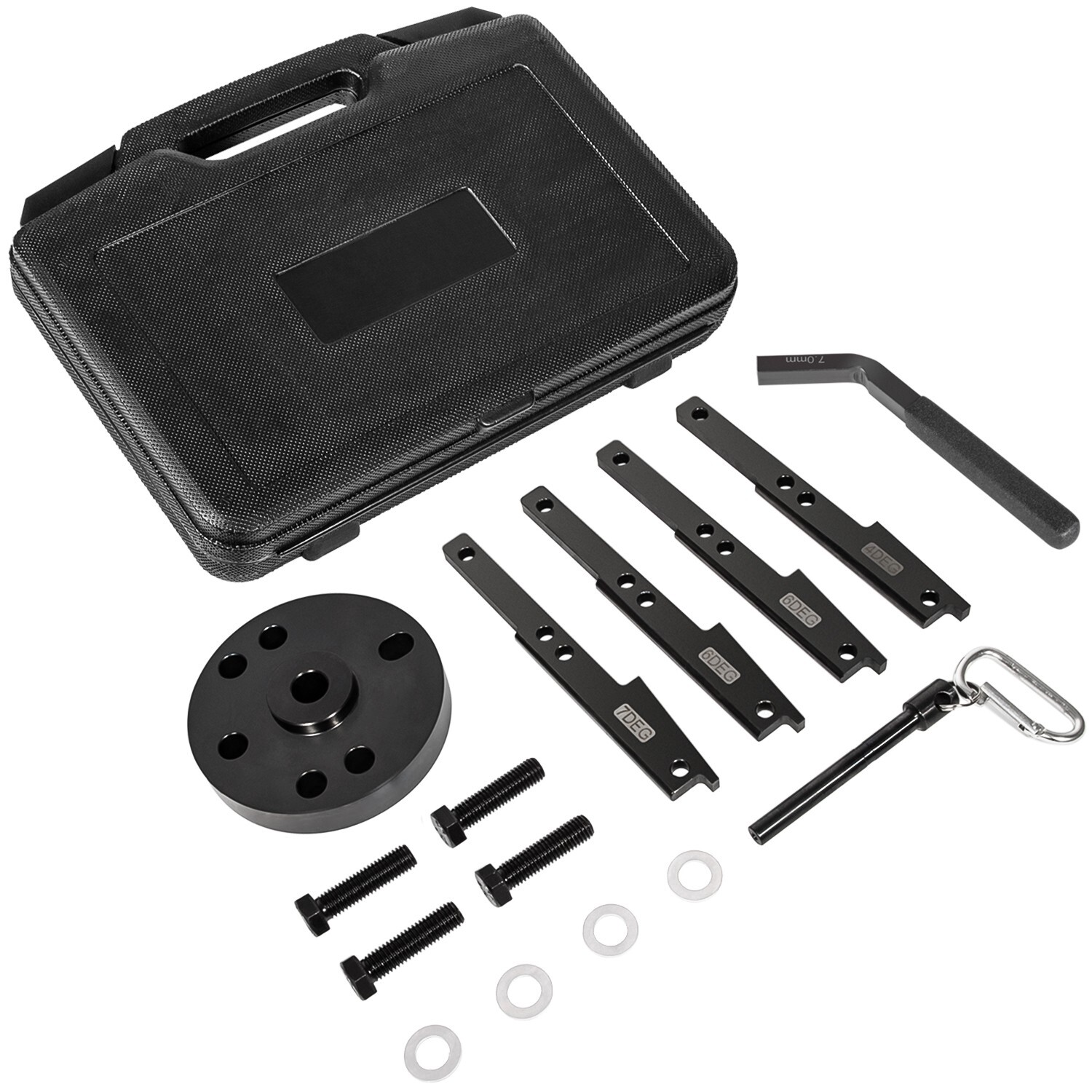 3163021 3163069 Cummins ISX QSX Cam Timing Tool Gear Puller Kit w/ 3163530 Brake