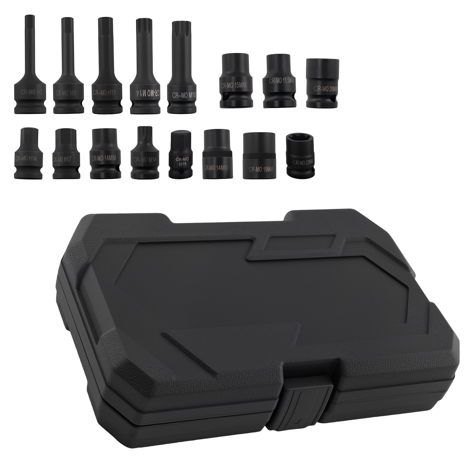 16 PC Impact Brake Caliper Special Socket Set for Audi/VW/Porsche/Benz/Ford/BMW