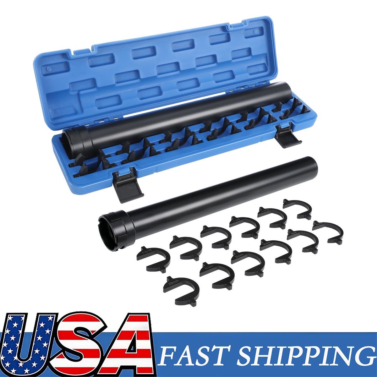 Tie Rod Tool Set 13 Pieces Inner Tie Rod Removal and Installation Adapters
