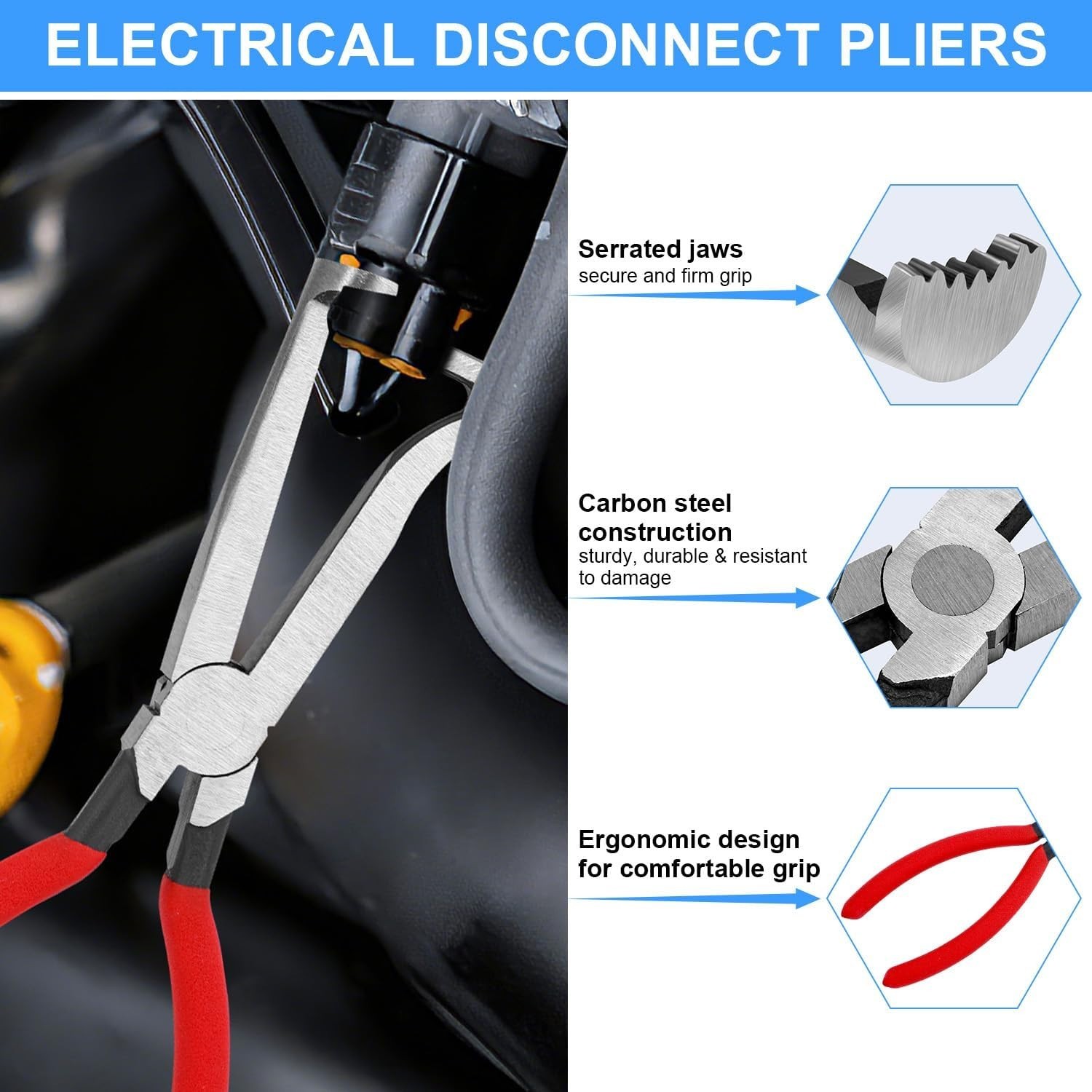 5-Piece Automotive Electrical Connector Removal Tool Set for Precision Repairs