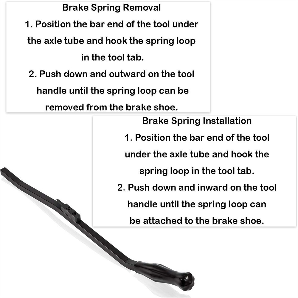 Air Brake Spring Tool 5081 S-Cam Shoe Service for Semi-Truck Tractors & Trailers