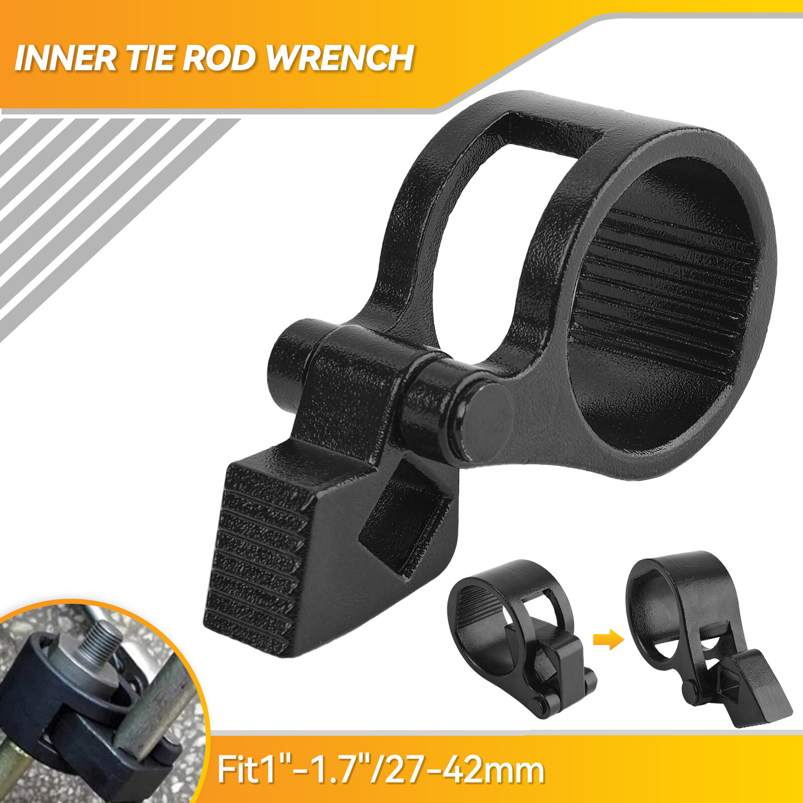 Car Truck Inner Tie Rod Wrench 27mm – 42mm Universal Removal Tool Tie Rod End