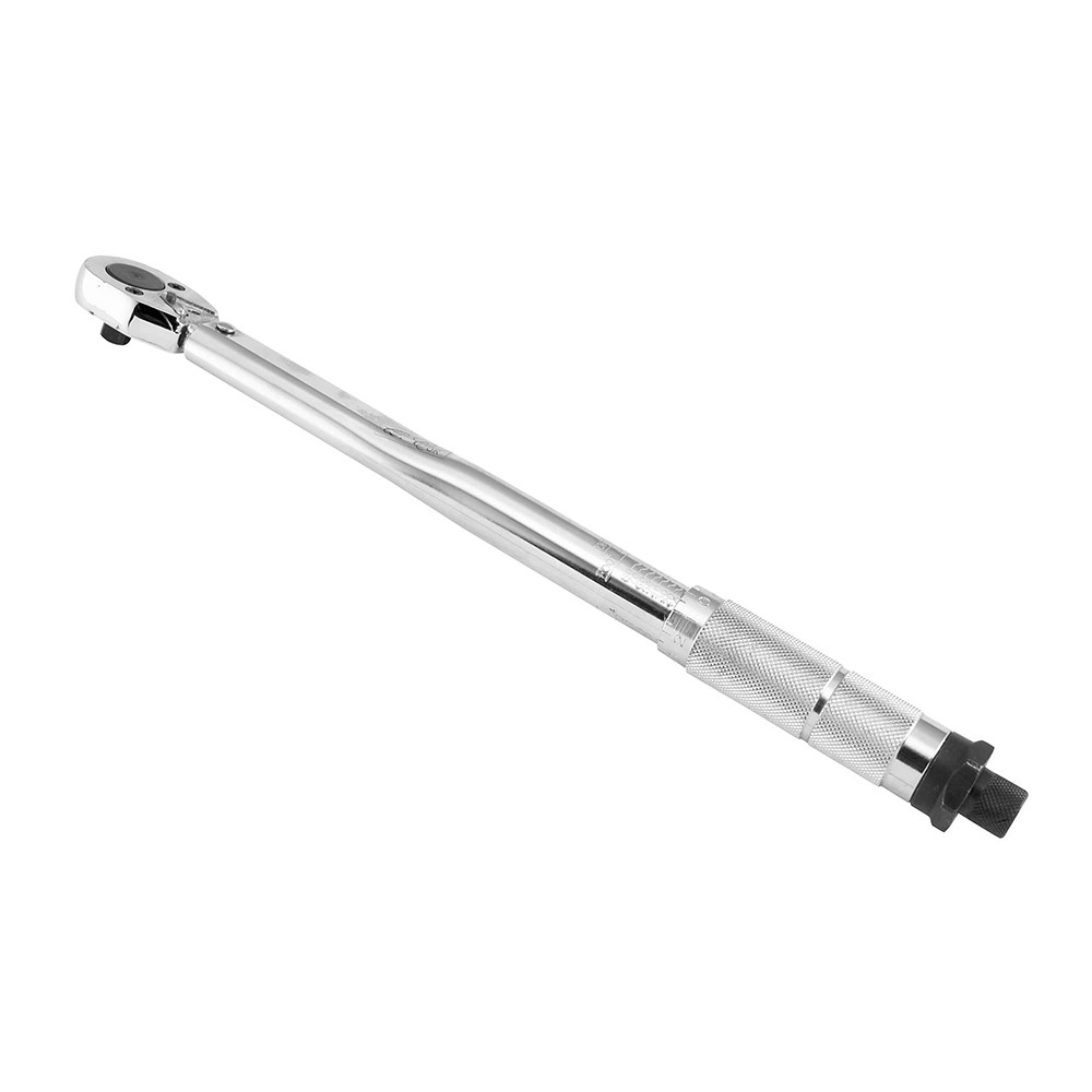 BikeMaster Adjustable Micrometer Torque Wrench 3/8in Square Drive 173205
