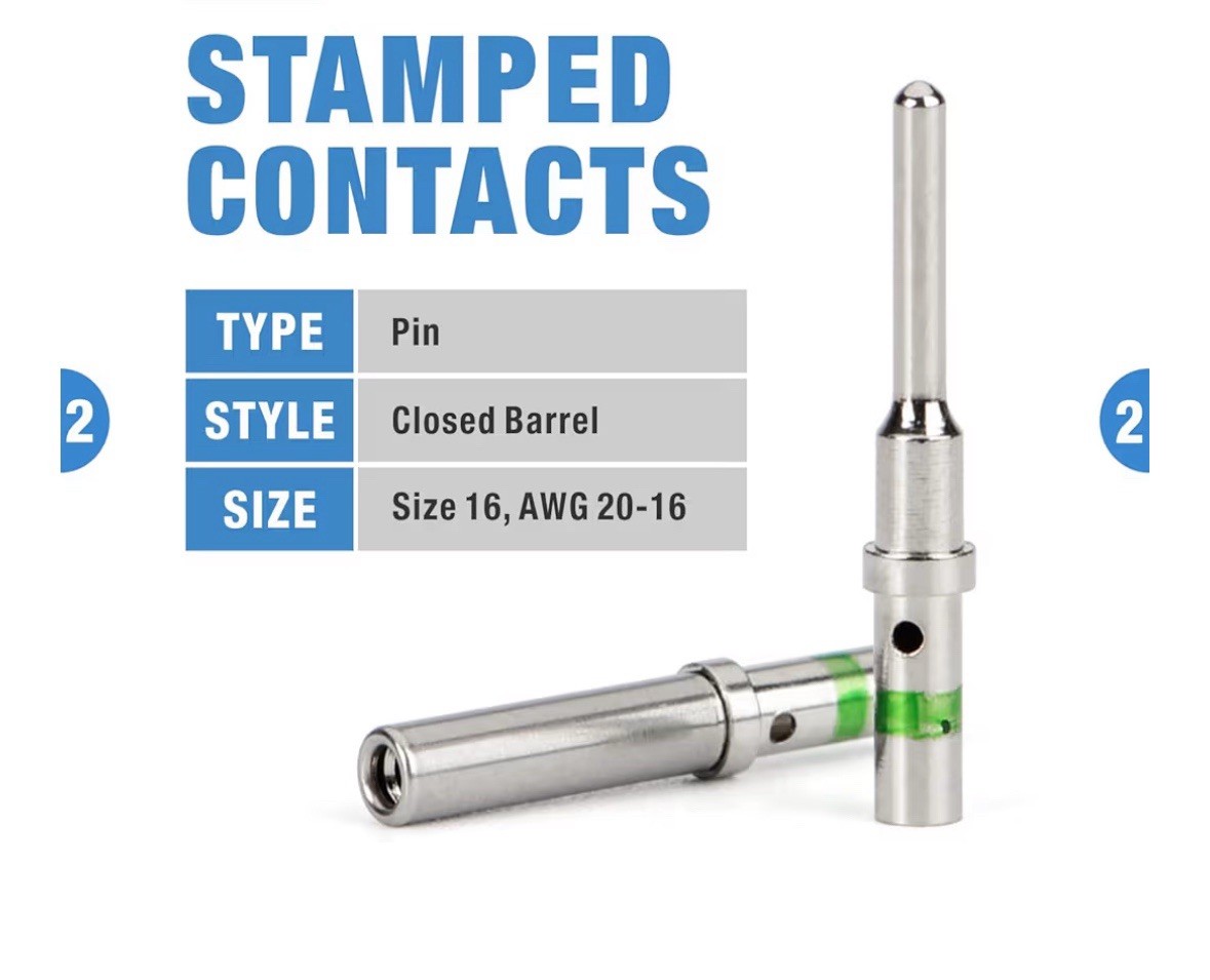 IWISS Deutsch DT Series Connector Assortment, Size 2,3,4,6,8,12 PIN IP67 Rated