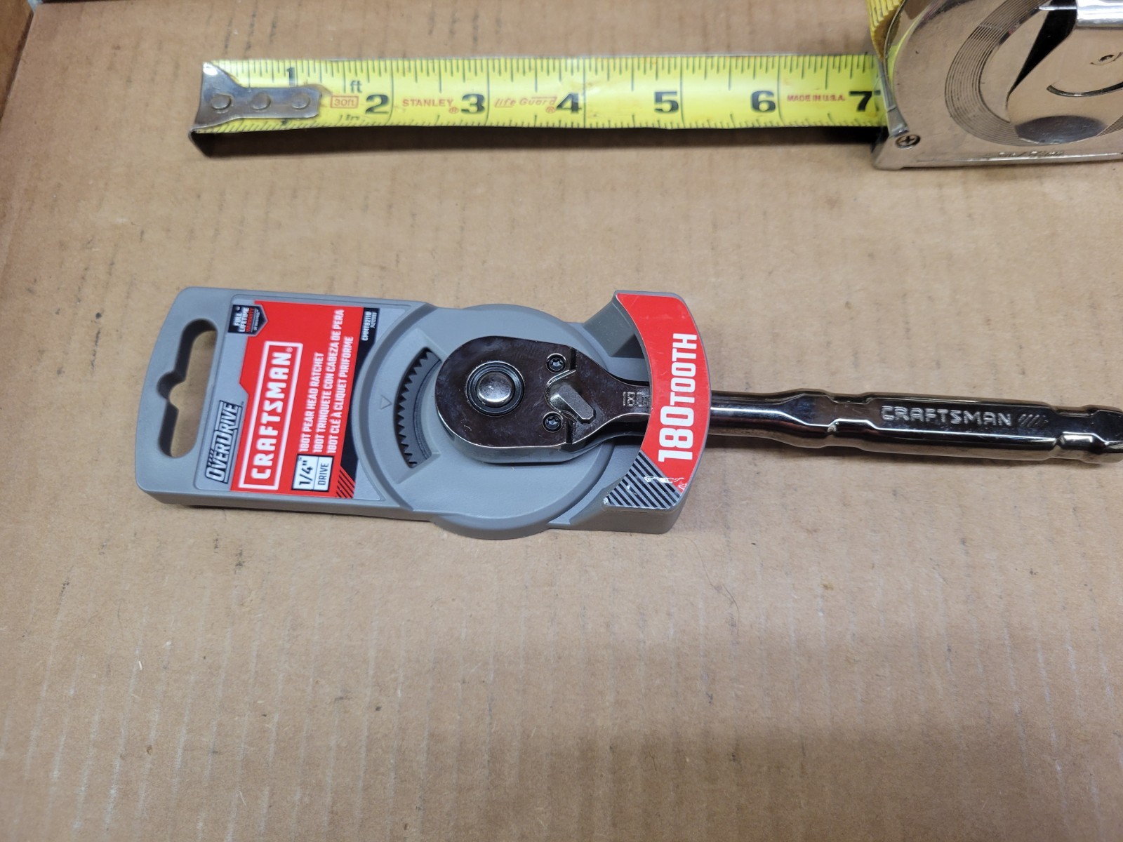 Craftsman Overdrive 1/4″ Drive 180 Tooth Gun Metal Ratchet No CMMT82110