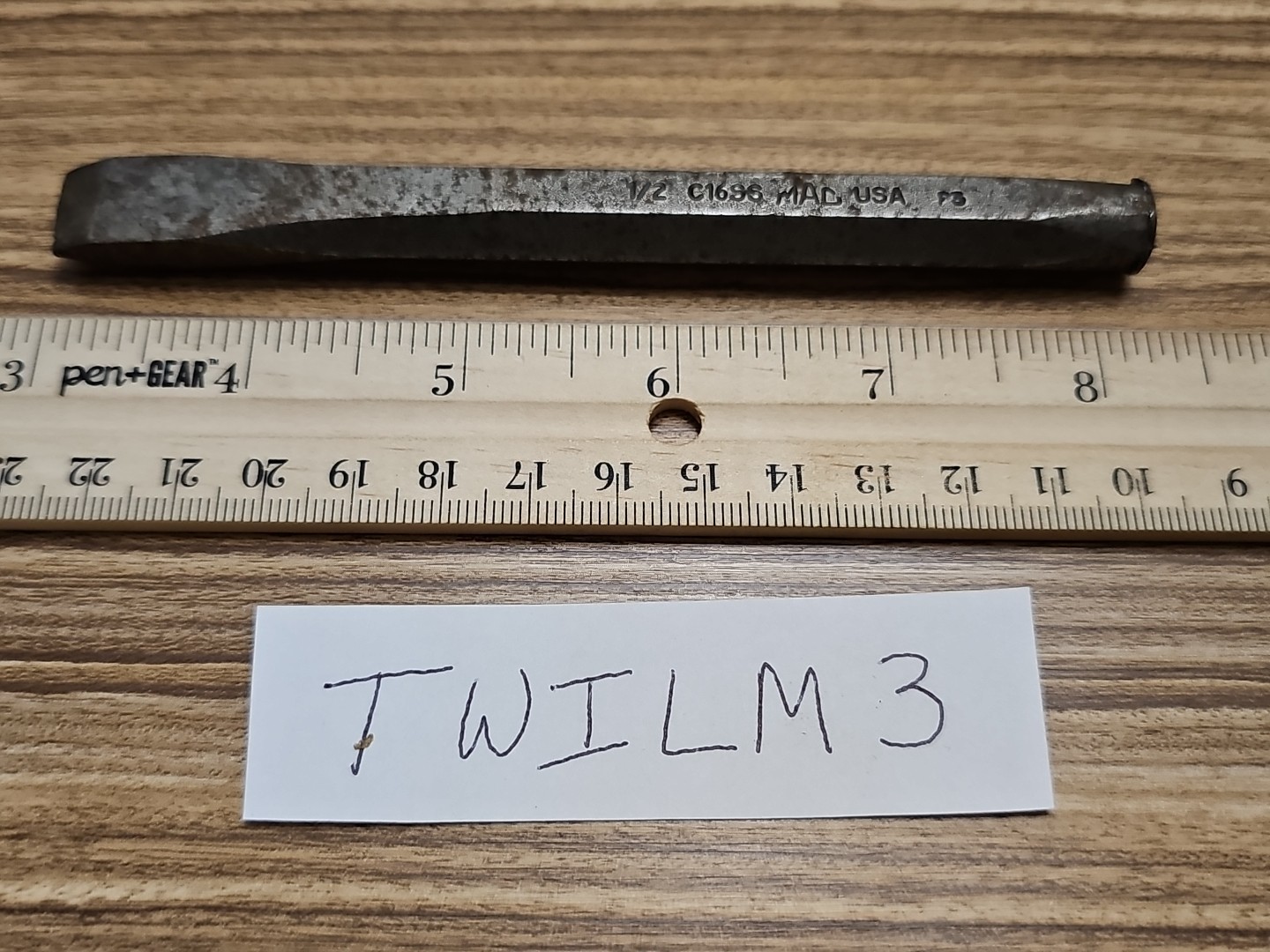 *Modified* Mac Tools Steel Chisel w/Black-Oxide Finish 1/2″ x 6″ C16SS USA