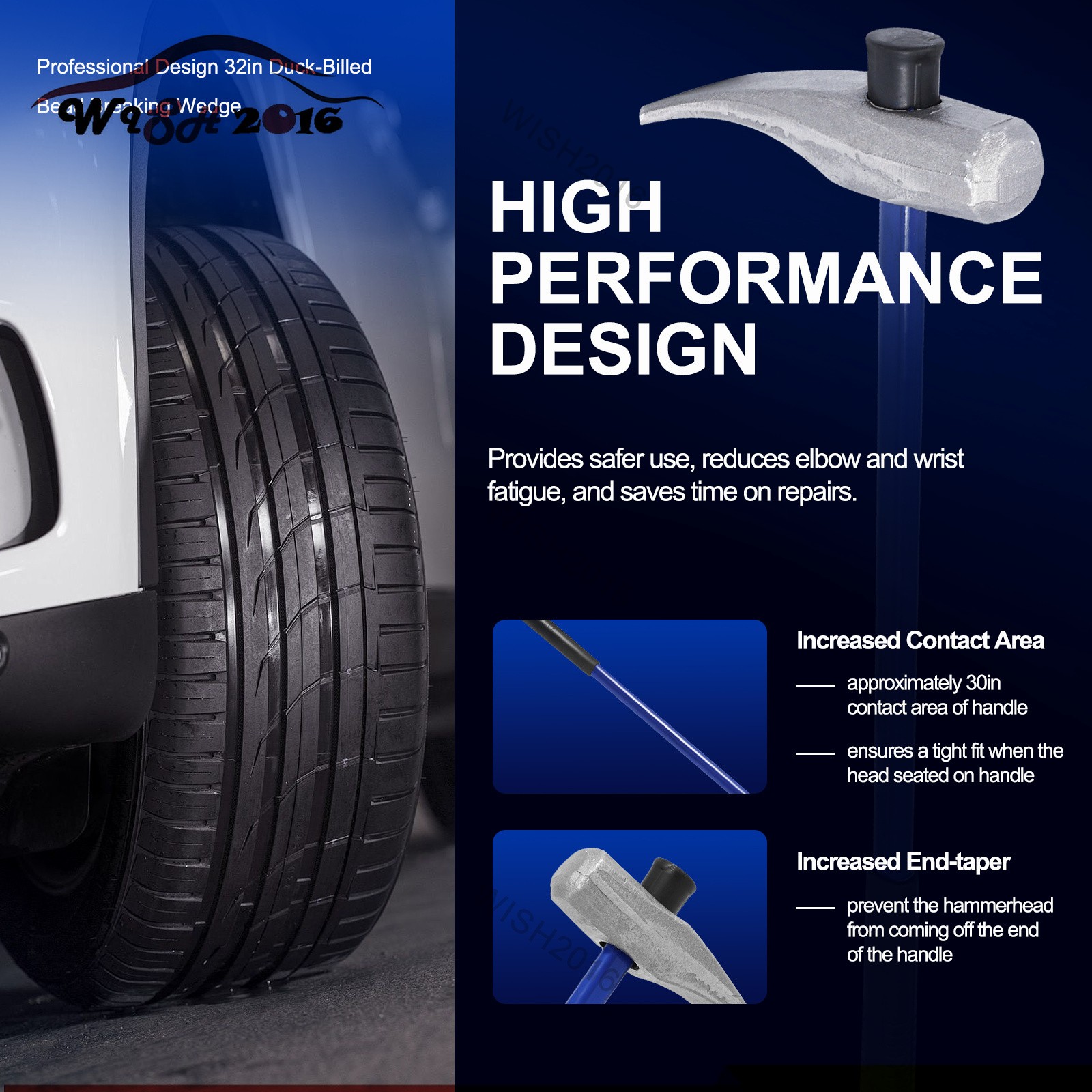Replace for 35429 Tire Bead Breaker Wedge Tire Hammer 32 in