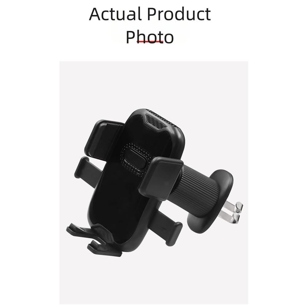Black Silver Car Air Vent Phone Holder Compatible with Phones For 47 to 72 Inch