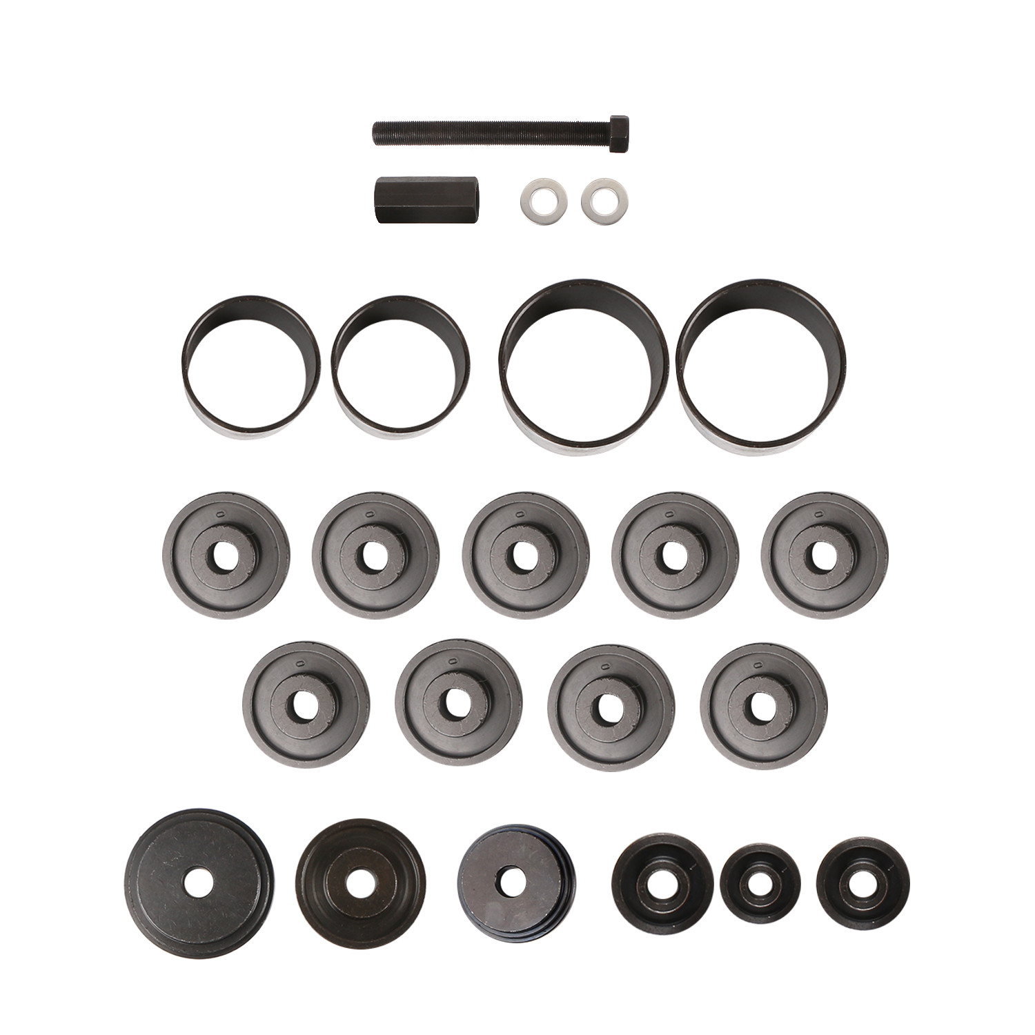 FWD Front Wheel Drive Bearing Removal Adapter Puller Pulley Kit 23pcs Tool