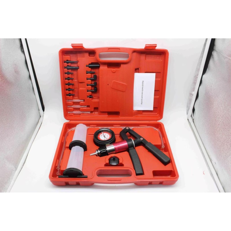 Brake Line Bleeder Bleeding Pressure Vacuum Car Repair Handheld Pump Kit Set