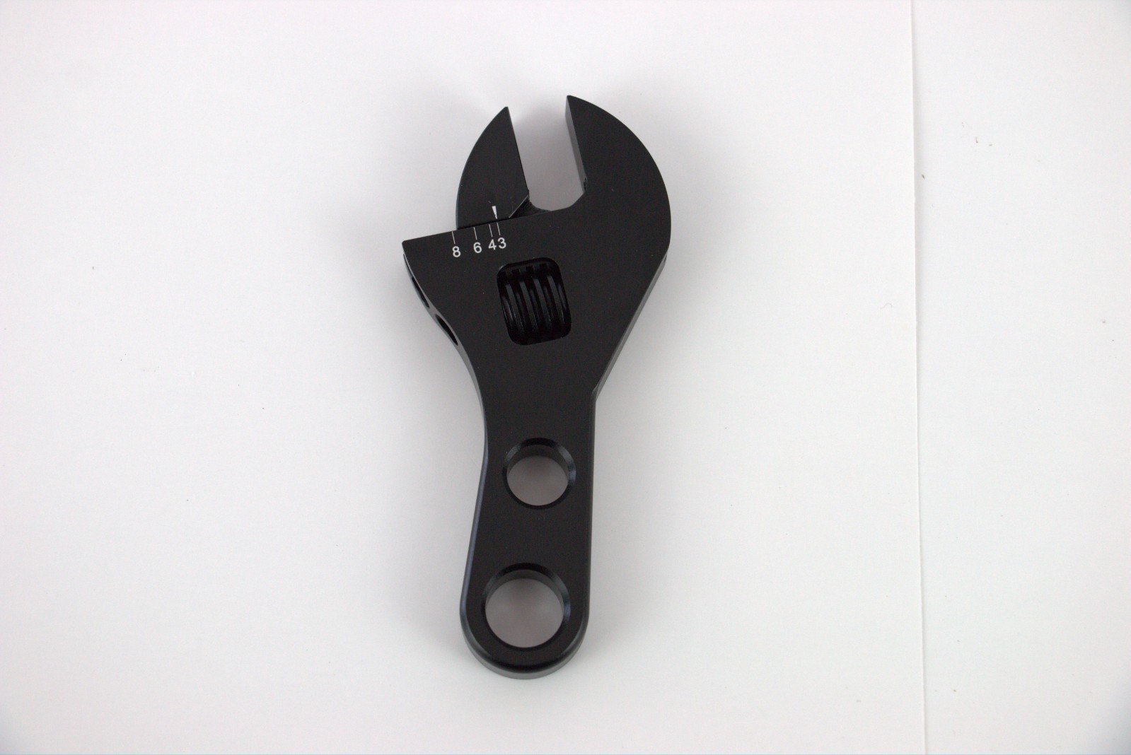 BLACK ALUMINUM STUBBY ADJUSTABLE AN FITTING WRENCH SET -3AN TO -20AN #5821/5822