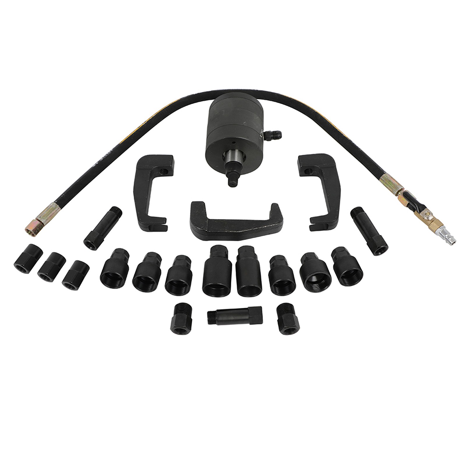 24pcs Pneumatic Puller Set Extractor Tool Kit For Diesel Injectors Removal New