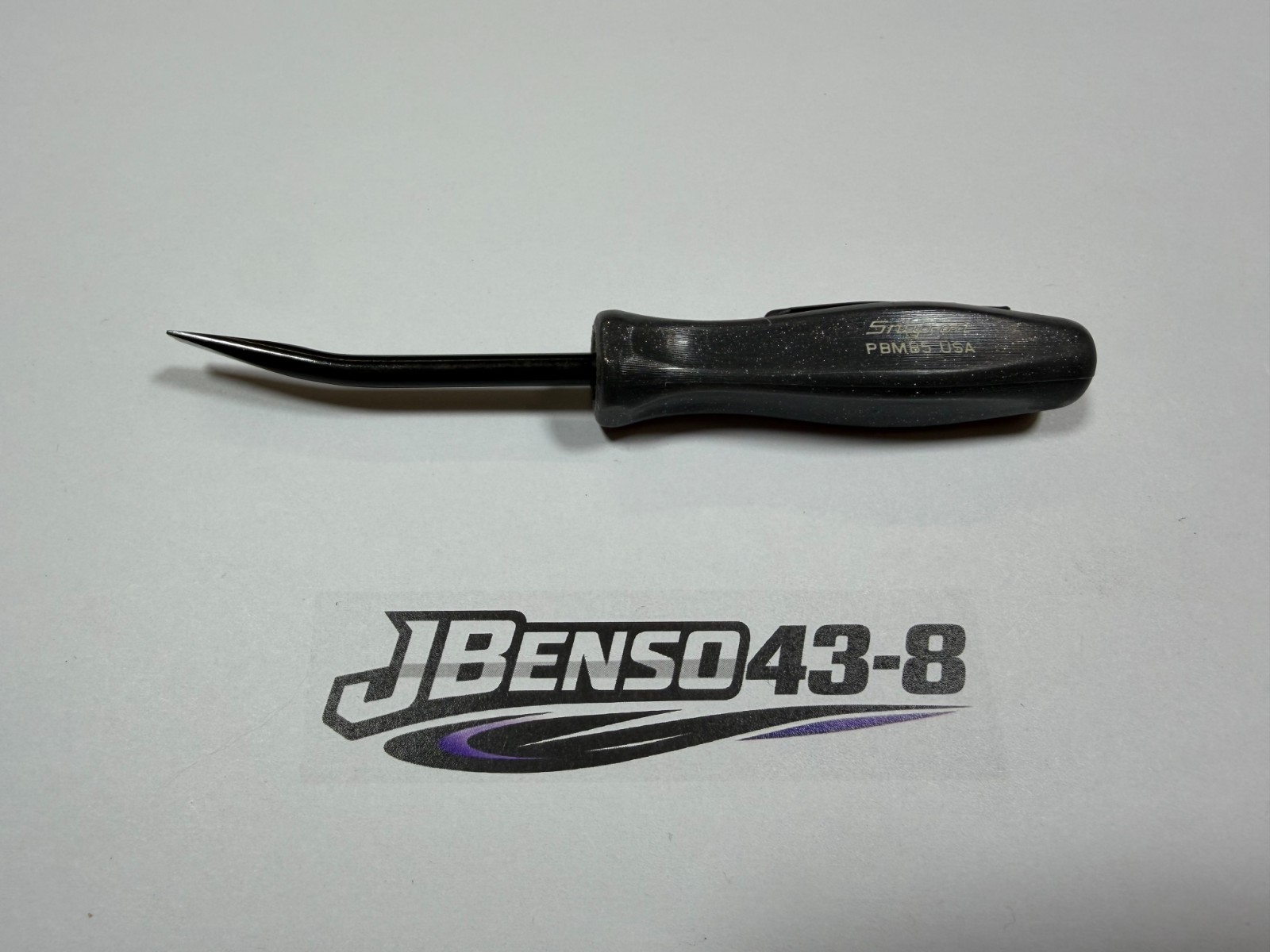 Snap-on Tools NEW DARK TITANIUM 5″ Length Angle Tip Mini Pocket Prybar PBMB5DT