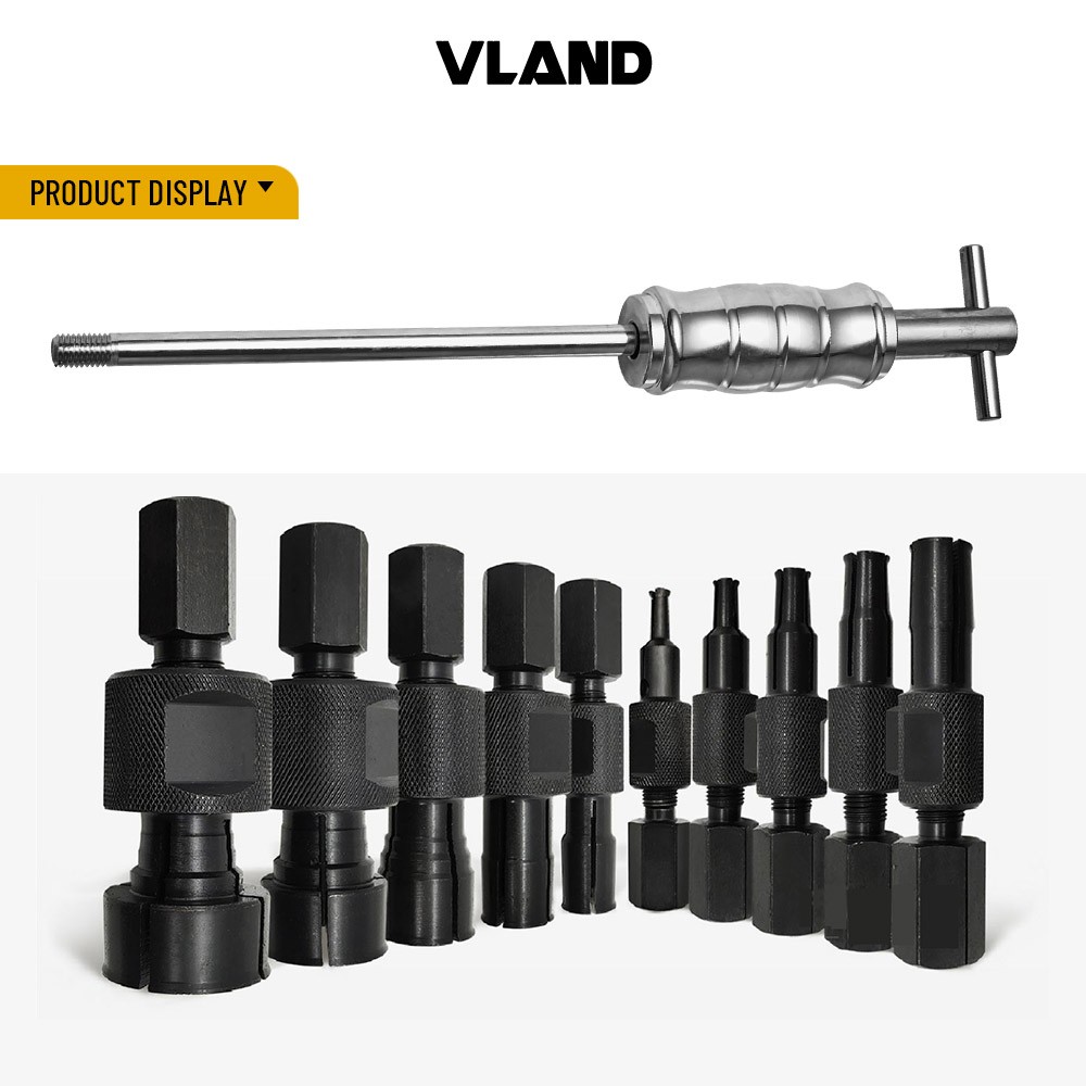 9Pc/Set Inner Bearing Puller Remover Blind Hole Slide Hammer Internal Kit 8-32mm
