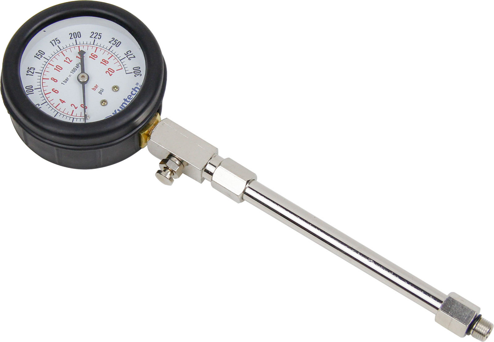Engine Cylinder Compression Tester Tool Kit & Pressure Gauge Auto Repair