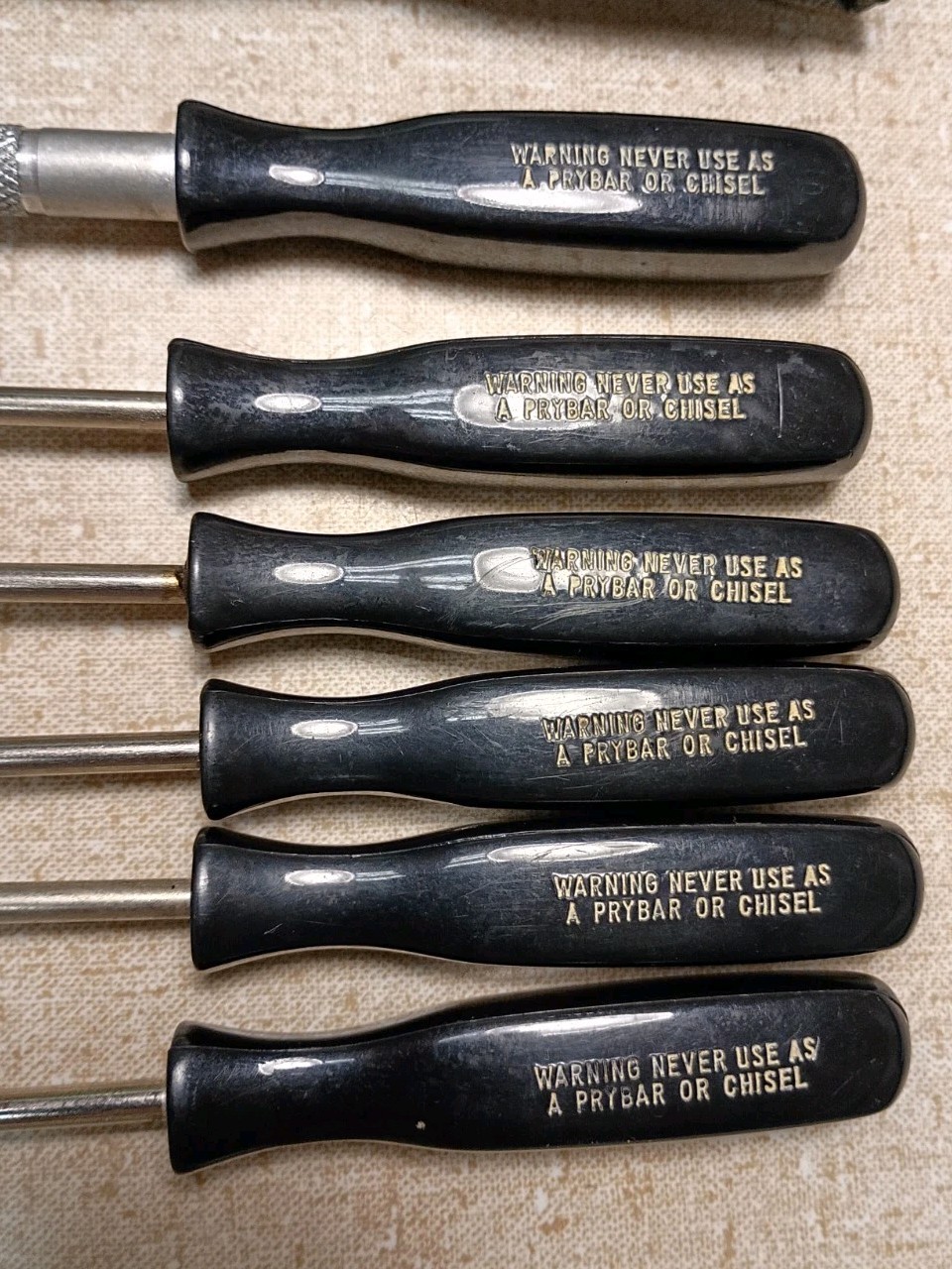 Snap On Tools USA 6pc Terminal Tool Set Kit TT600 2 3 4 5 6 & 7 Black Hard Grip