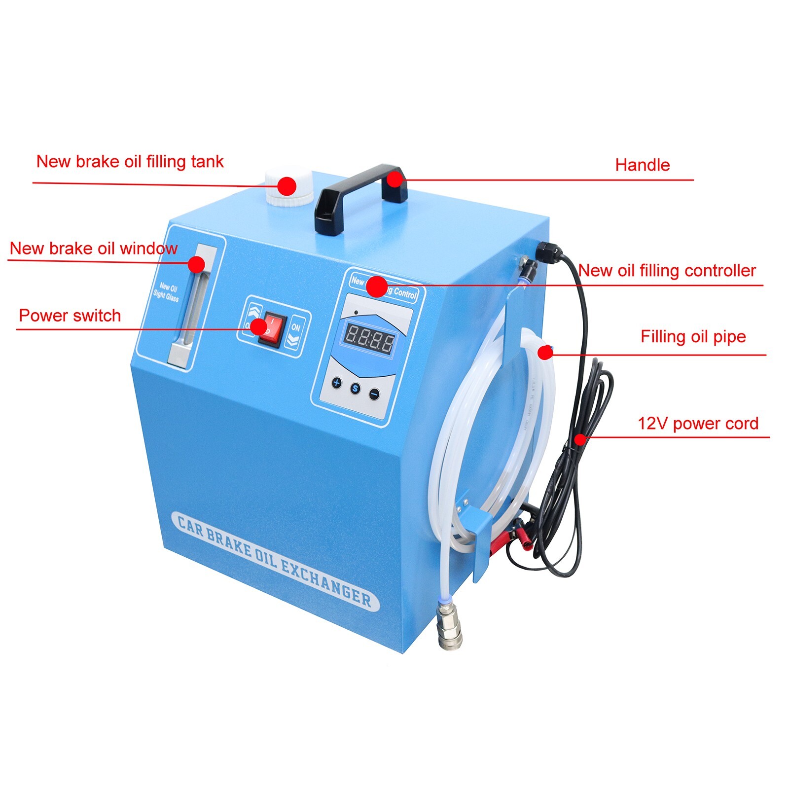 Brake Fluid Changer Machine 12V Automobile Brake Oil Replacement Tool