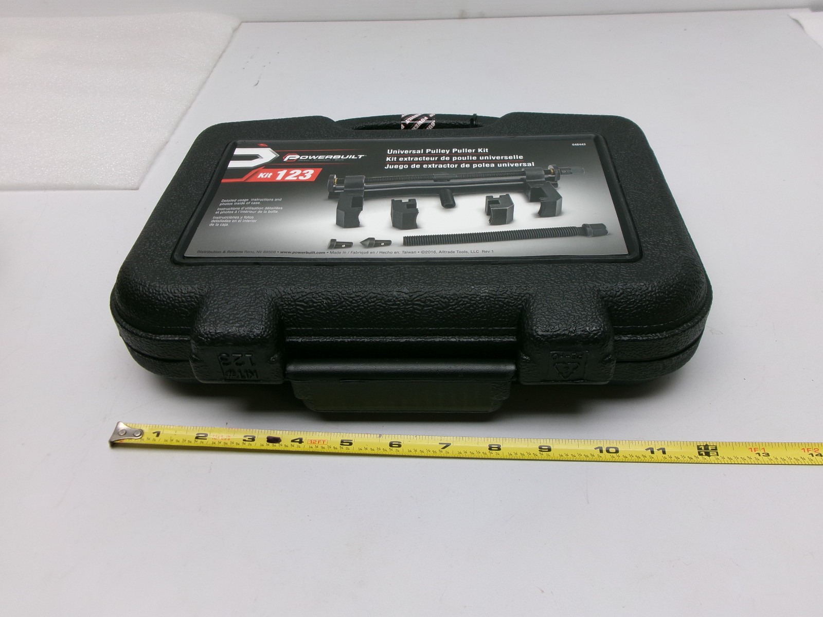 POWERBUILT UNIVERSAL PULLEY PULLER KIT #123 MODEL NO: 648443 NEW #715L*