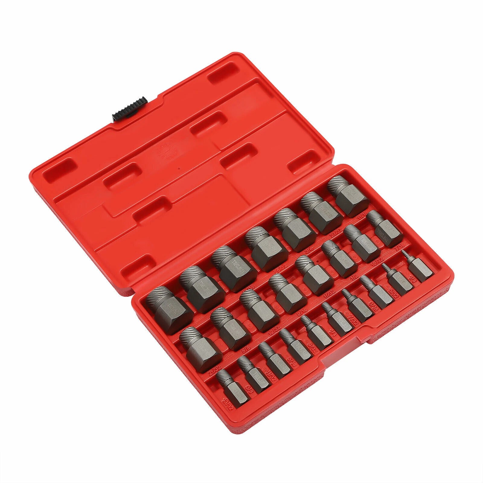 25Pcs Screw Extractor Set Hex Head Multi-Spline Easy Out Bolt Extractor Set