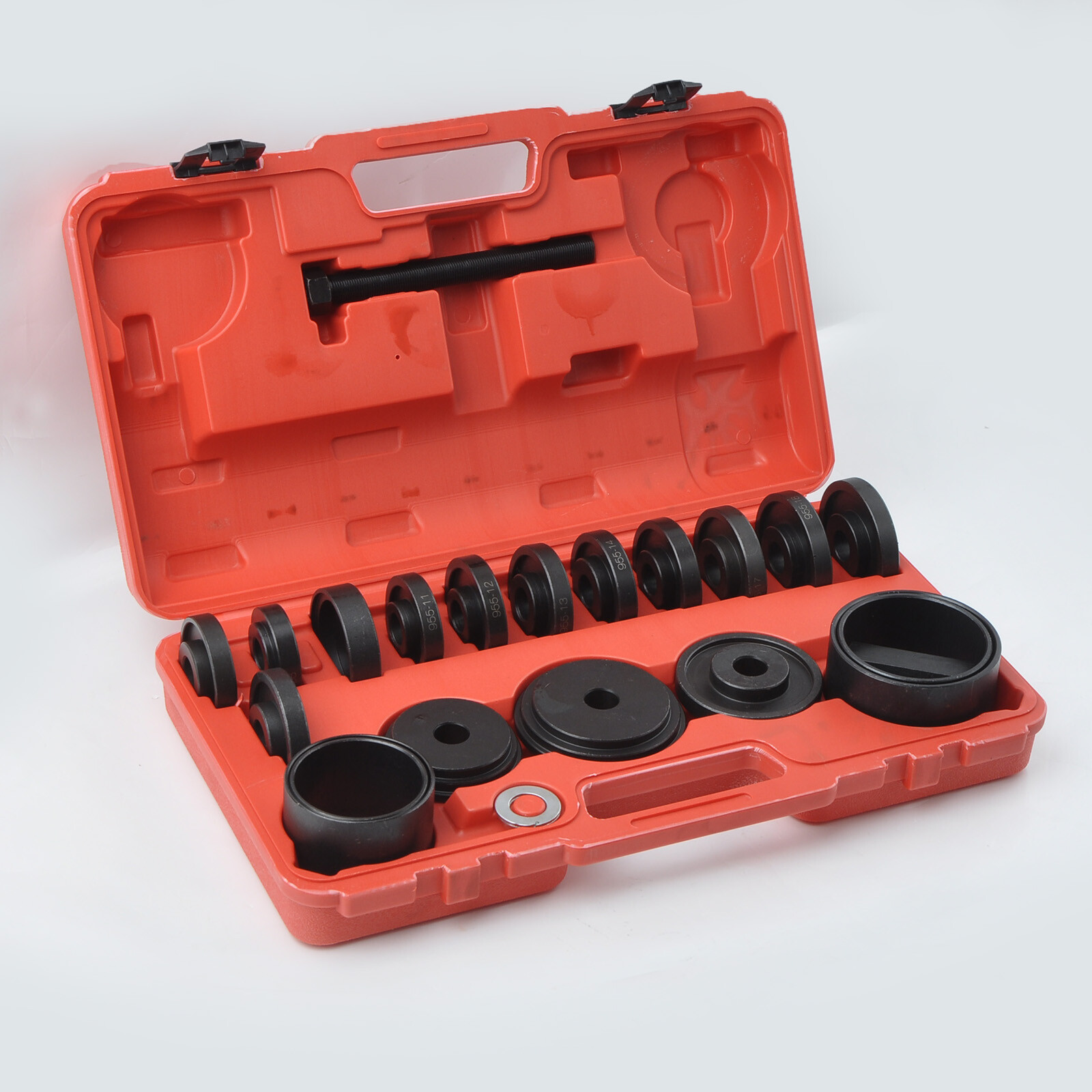23 Pc FWD Front Wheel Drive Bearing Removal Adapter Puller Pulley Tool Kit