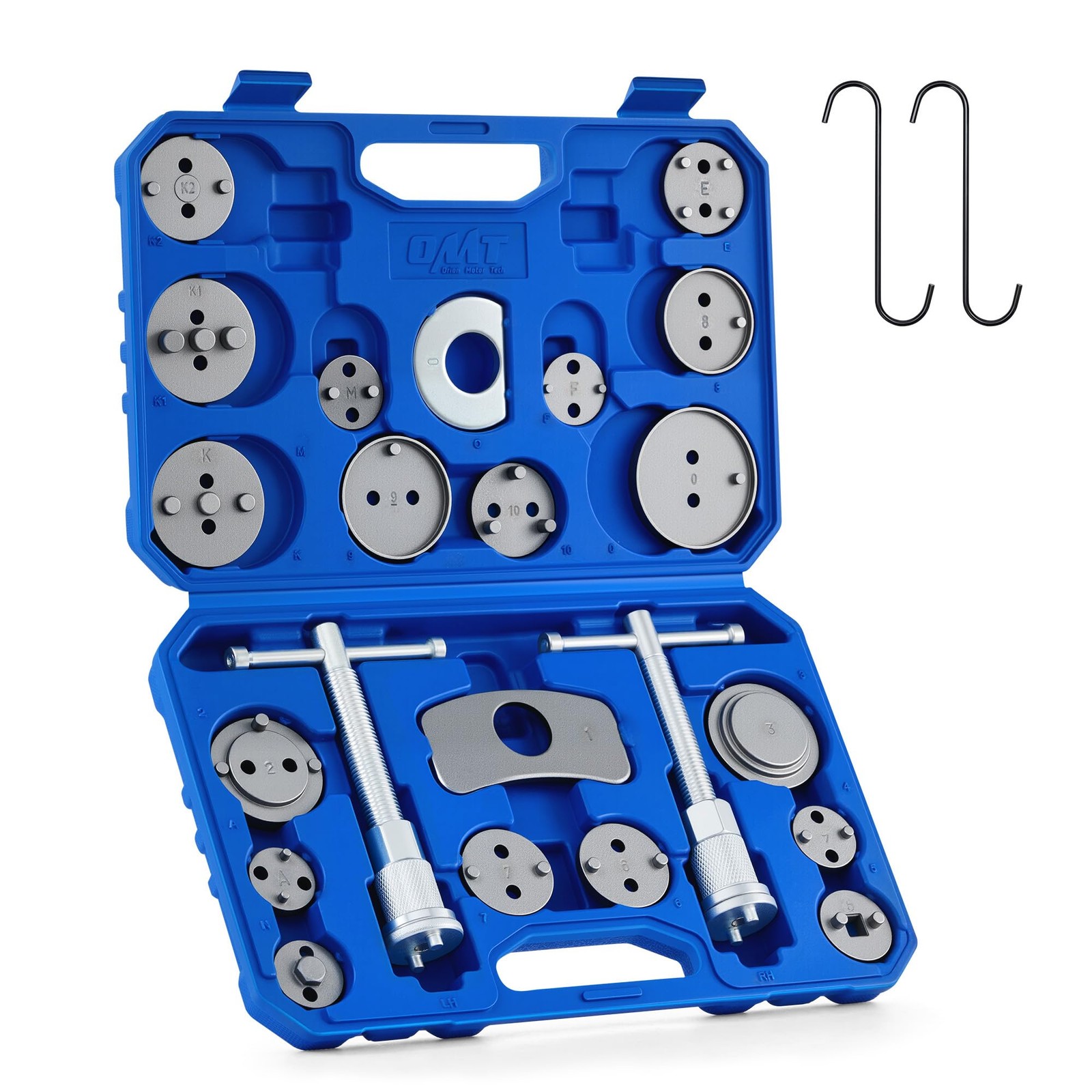 Brake Caliper Tool Set 24pc Piston Compressor Wind Back Kit Heavy Duty Disc Pad