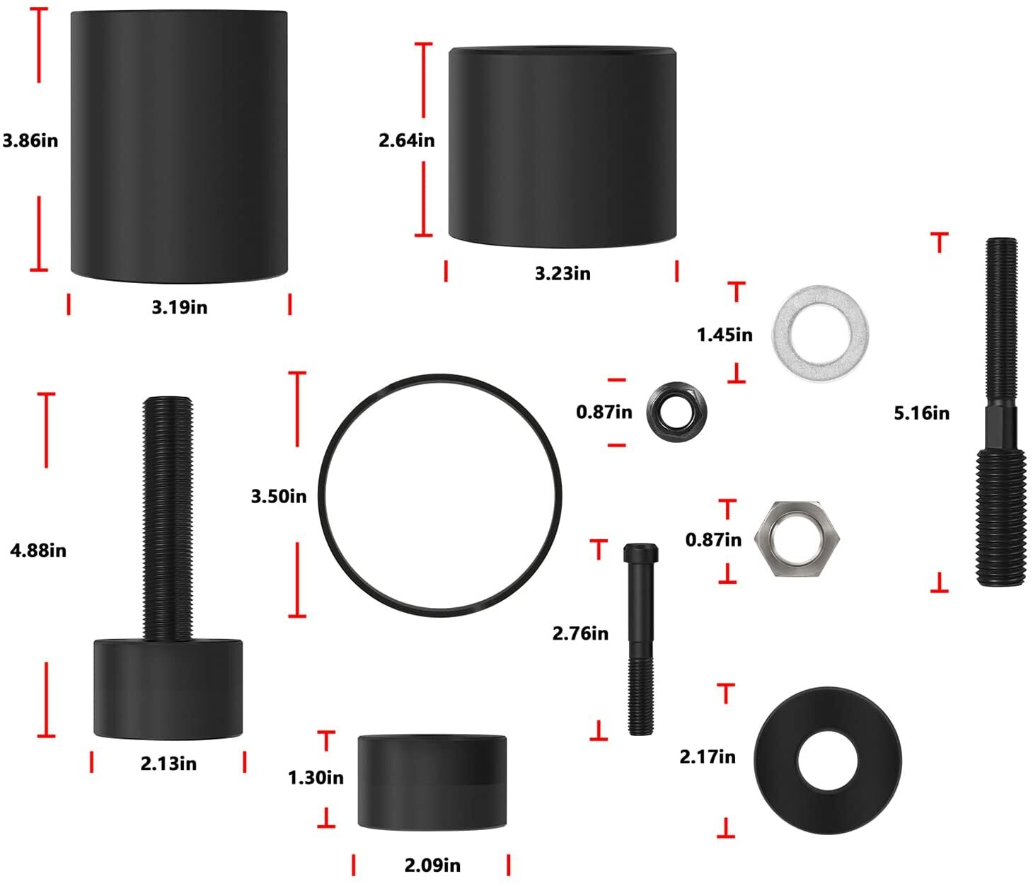 Crankshaft Gear Front Crank Seal Installer Fit for JohnDeere 1039 4045 6059 6068