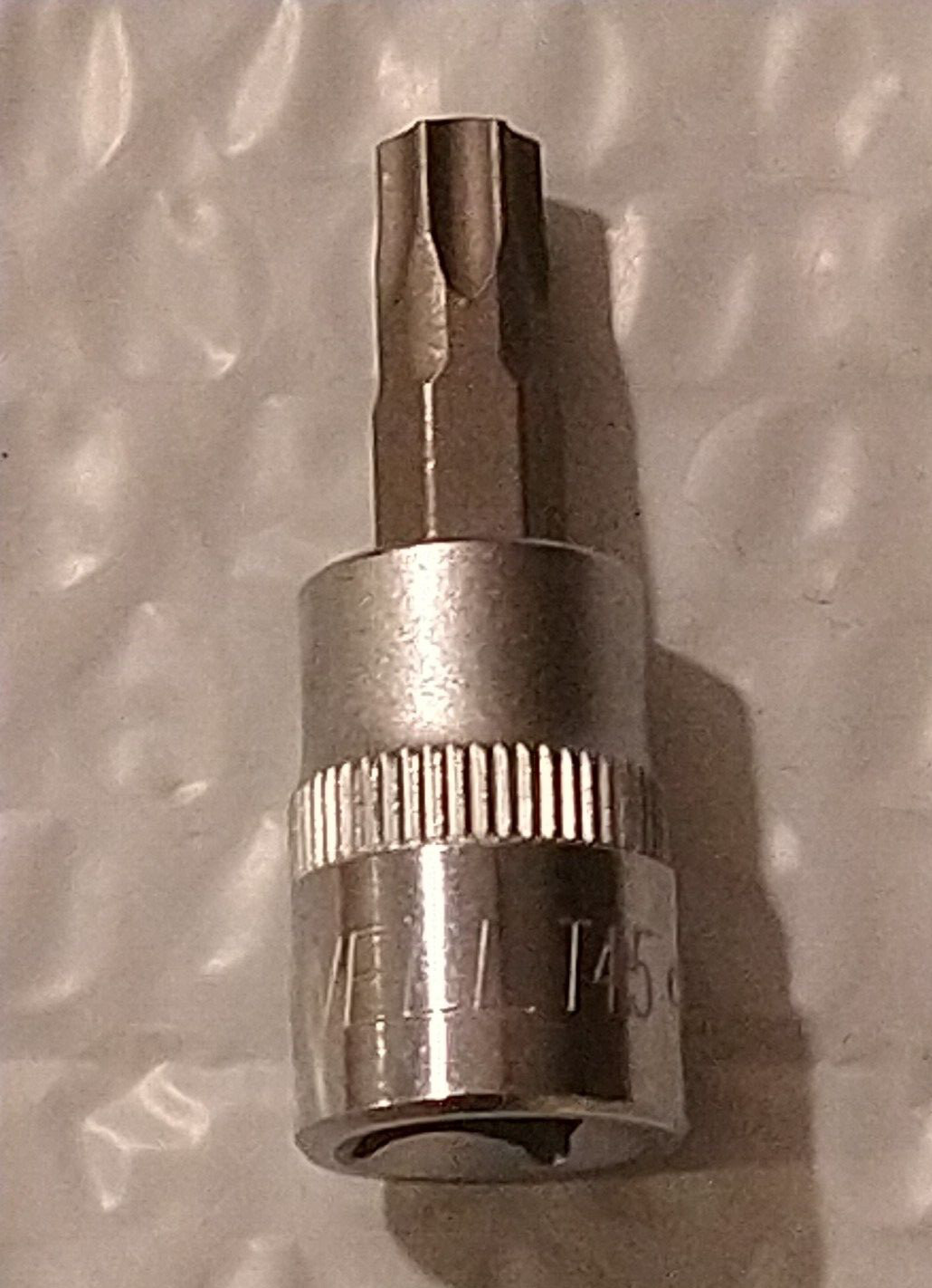 CORNWELL TOOLS T45, 3/8″ SOCKET DRIVEN, T45 TORX BIT.