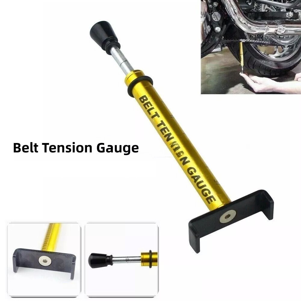 Motorcycle Belt Tension Gauge Tool Adjustable For Harley All Belt Driver Bikes✨