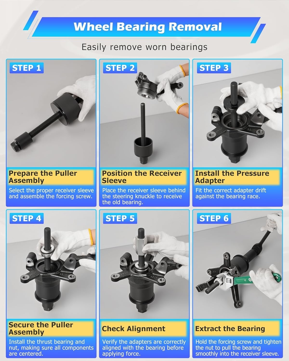 FWD Bearing Installer Kit | Front Wheel Drive Removal Tool