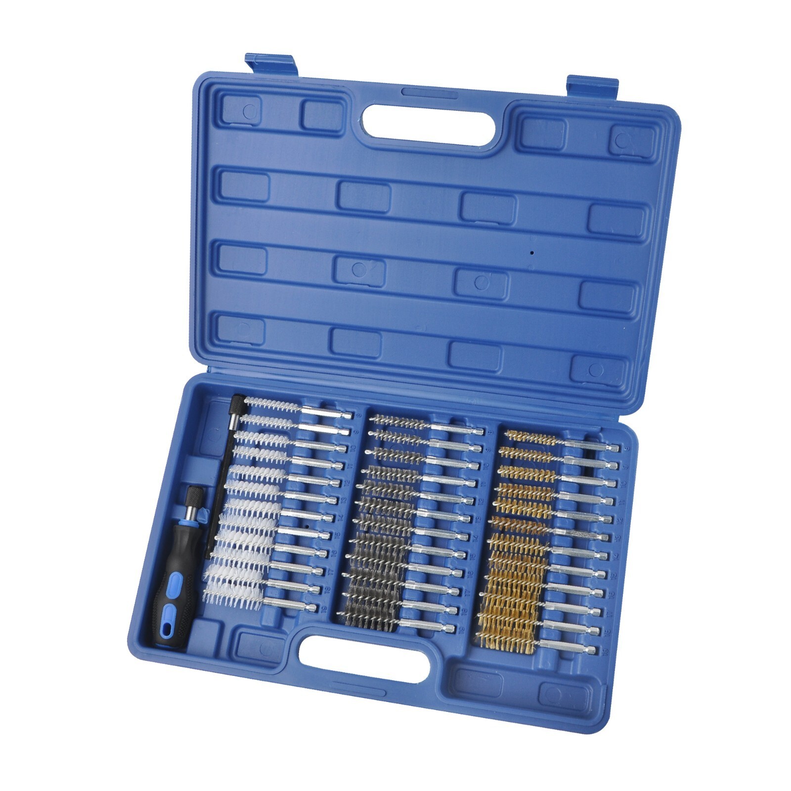 38 PC Automotive Tube Brushes set w/ 1/4 in Hex Shank Engine Cleaning Tool
