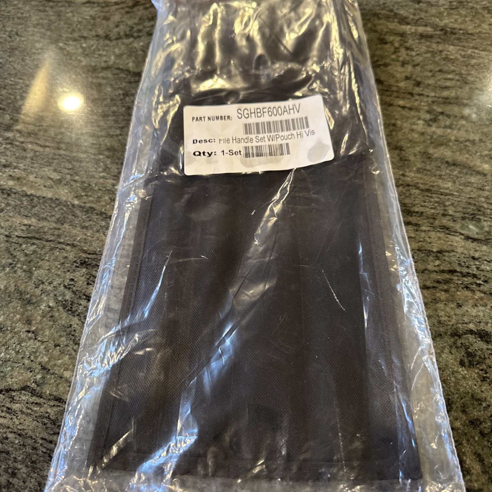 snap on sghbf600ahv hi viz 4 pc file handle set with pouch new