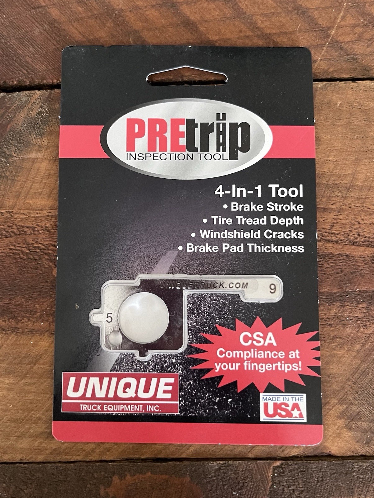 Unique Truck 4-in-1 Pre-trip Inspection Tool USA MADE, PI-539 Set Of 30 Pieces