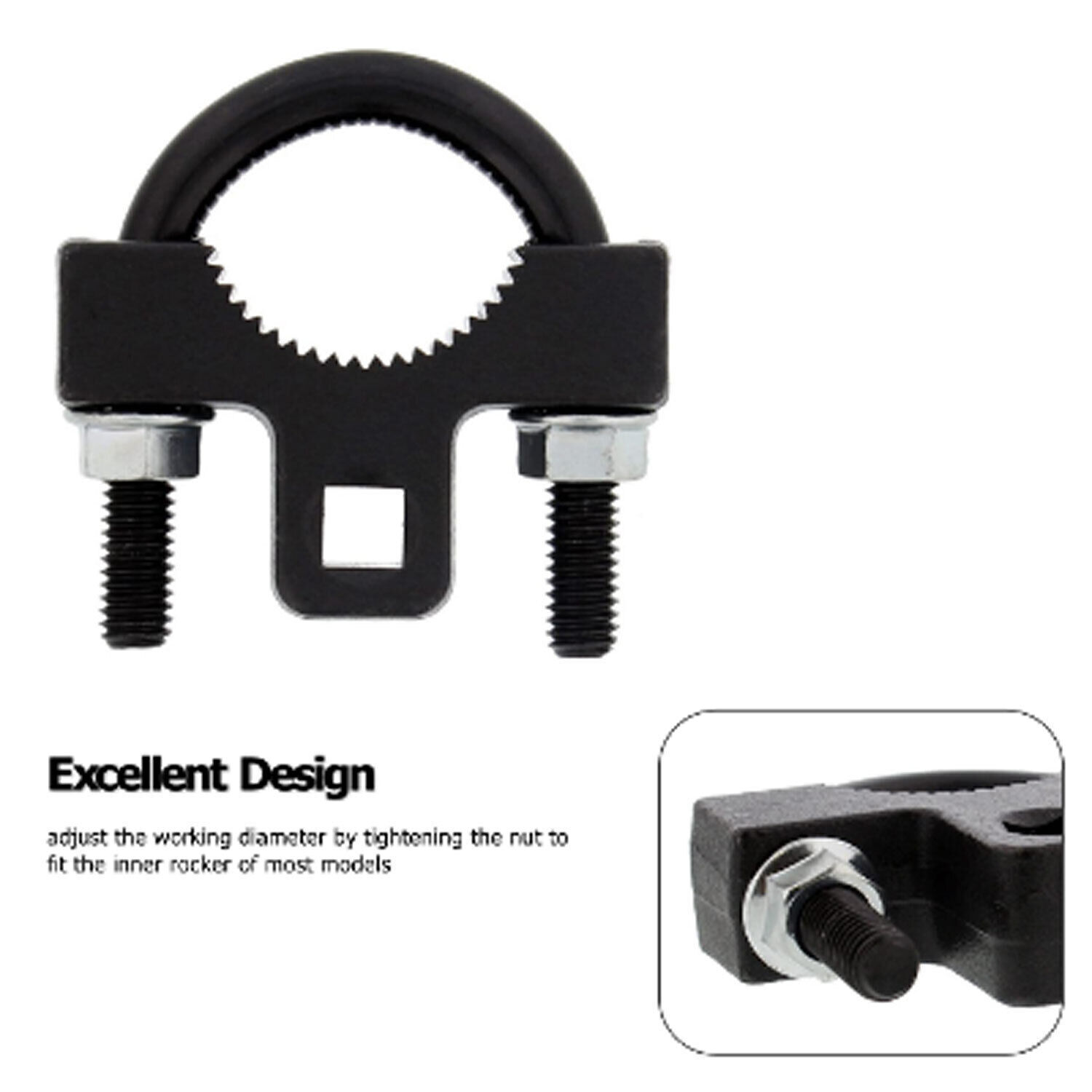 Inner Tie Rod Tool Removal Remover 3/8″ Low-Profile Turner Installer Car .