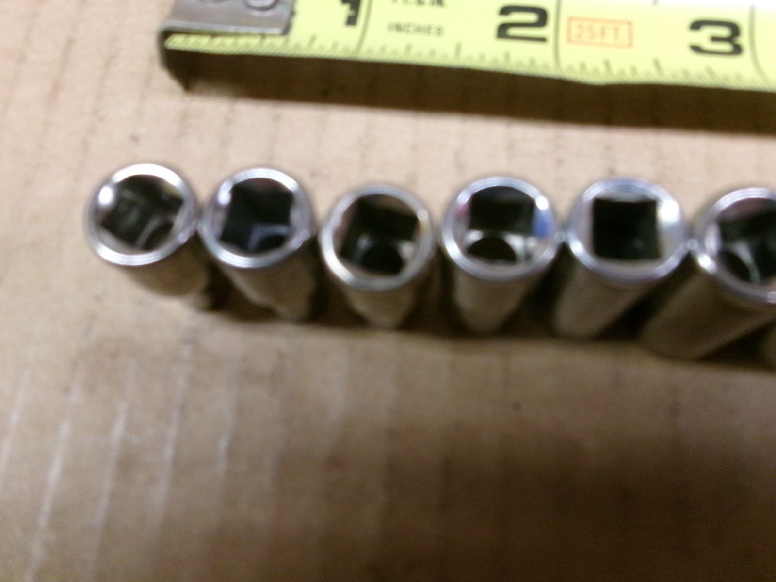 Craftsman USA 1/4″ Drive 1-Piece 12-Point Socket Set 3/16″ – 9/16″