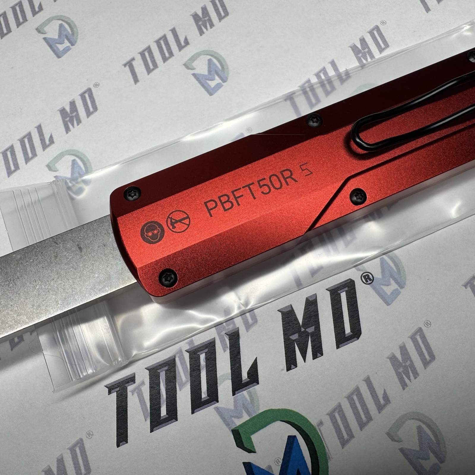 Snap-on Tools NEW RED “OTF” Out The Front Retractable Clip Removal Tool PBFT50R