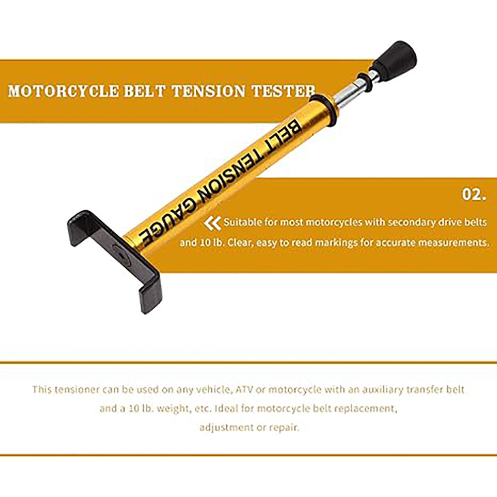 Adjustable Belt Tension Gauge Tool For Harley David/son & All Belt Drive Bikes