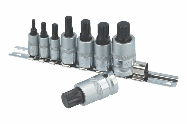 Laser 3266 8 Piece Spline Bit Set