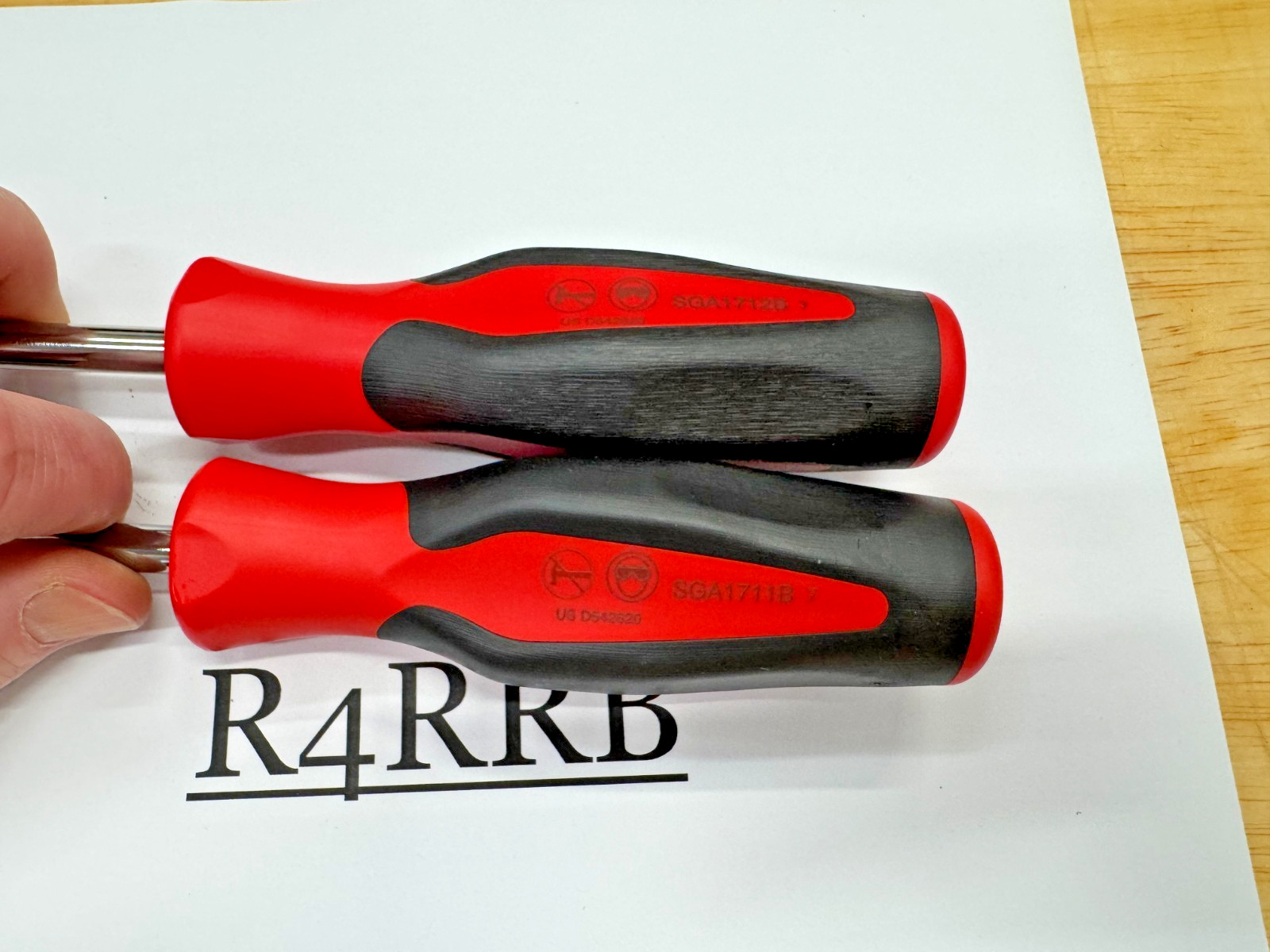 Snap-on Tools USA NEW RED Soft Grip Long Shaft Radiator Hose Pick 2pc Lot Set