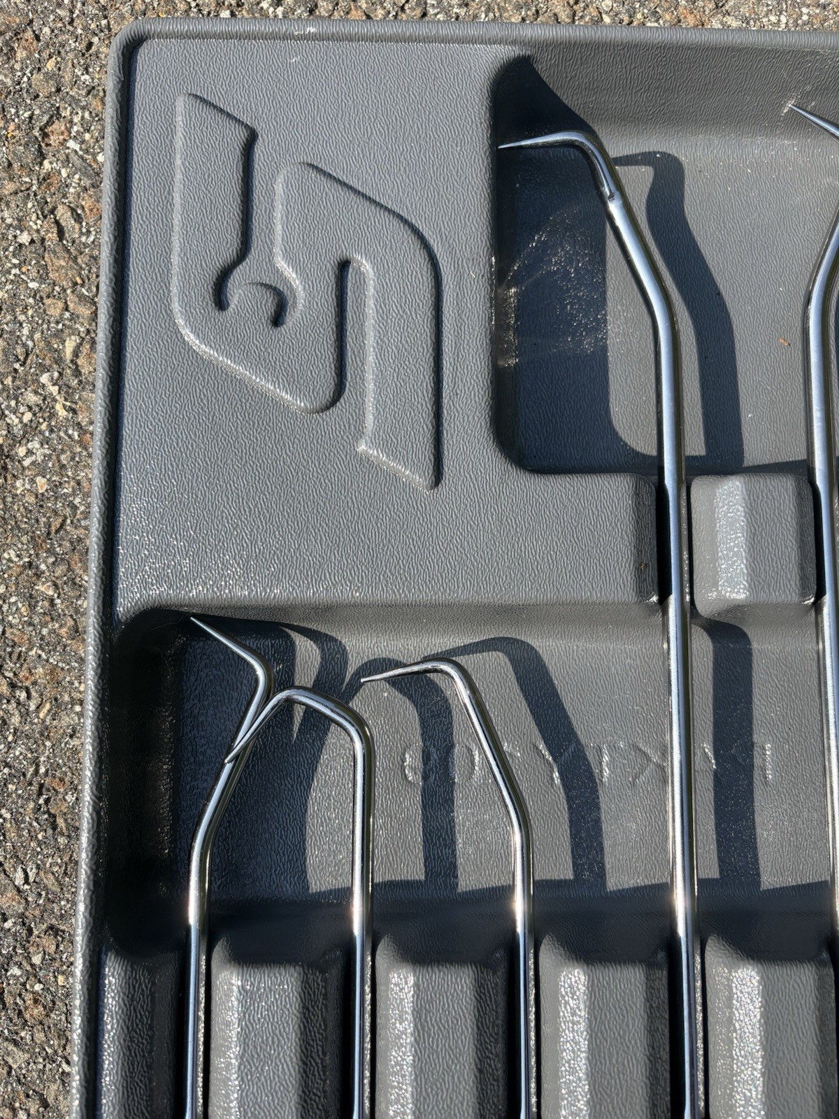 Snap-on Red Radiator Hose Pick Set 6 Pc SGRHT6BR Mechanics Automotive Tools Tray