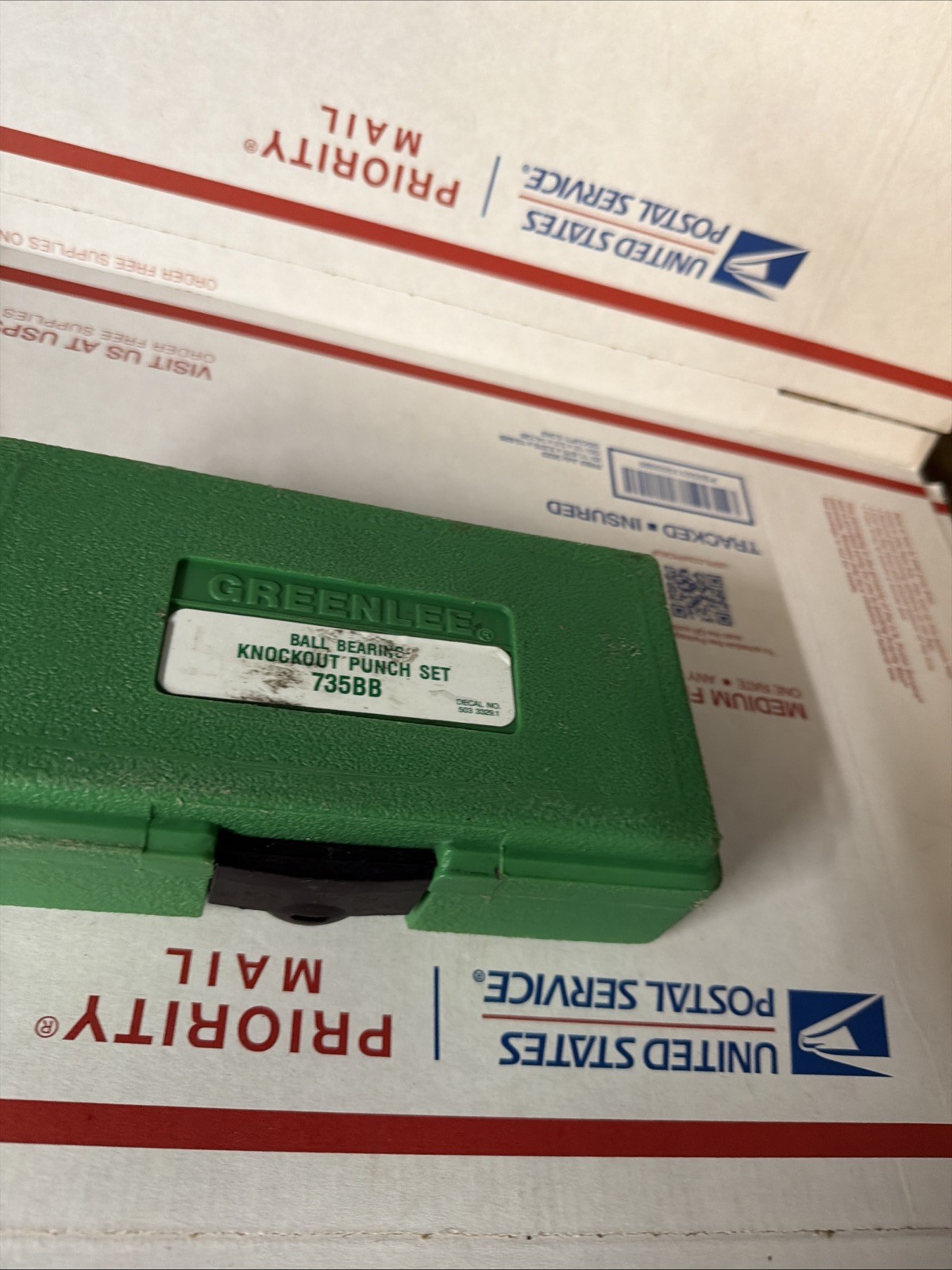 Greenlee Ball Bearing Knock Out Punch Set 735BB