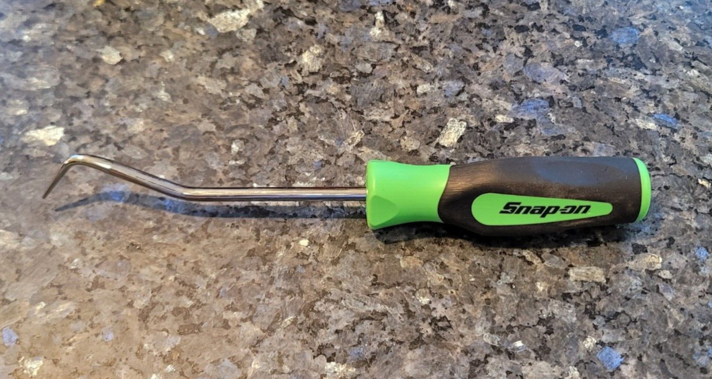 Snap-on Tools USA NEW Electric Green Soft Grip Radiator Hose Pick SGA173B