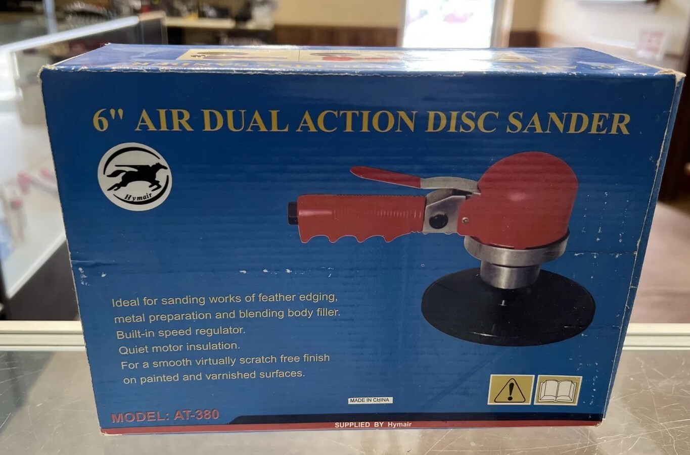 6″ AIR DUAL ACTION DISC SANDER Retail Price:$95