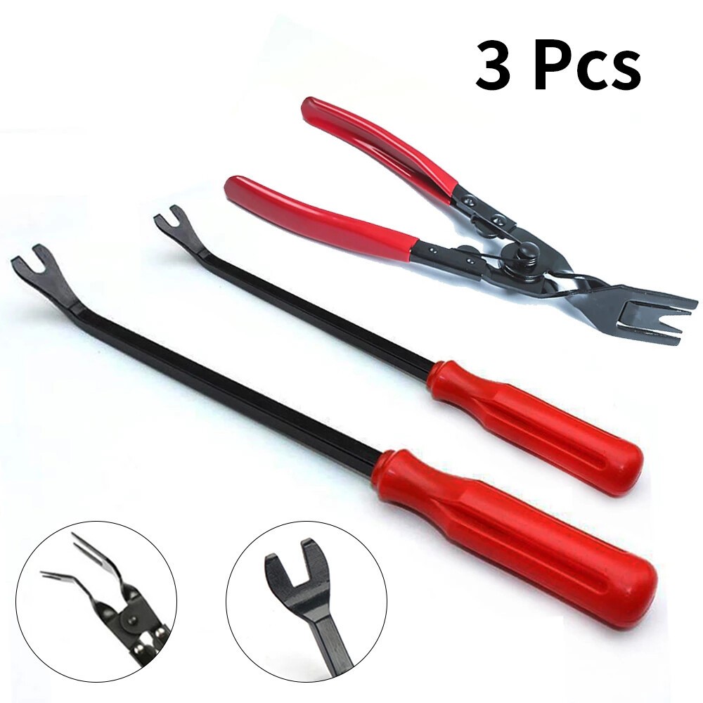 Auto Clip Pliers Fastener Remover Car Trim Rivet Panel Repair Kit