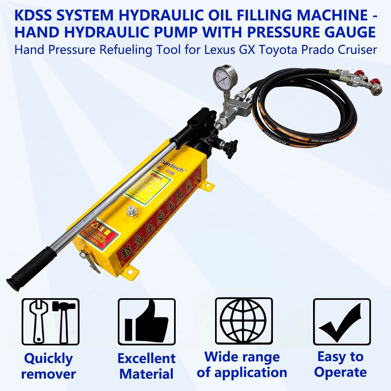 KDSS System Hydraulic Oil Filling Machine for Toyota Prado Cruiser Lexus GX